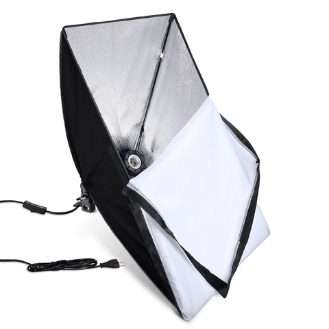 Fotografía Softbox Kits de iluminación 50x70CM profesional continuo sistema de luz cajas suaves para equipo de estudio fotográfico ► Foto 1/5