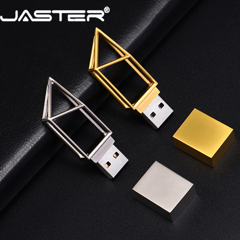 Pendrive Usb2.0 Usb Flash Drive 32gb 64gb de memoria 16gb 8gb 4gb disco Flash de plata regalo de Pen Drive Logotipo de impresión gratuita ► Foto 1/6