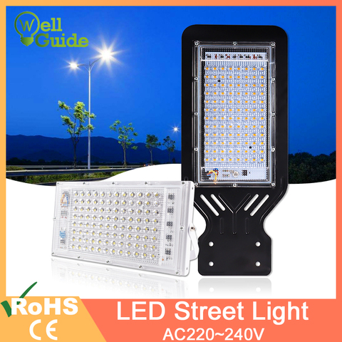 Lámpara LED de pared impermeable para exteriores, iluminación de 100W, 50W, IP65, CA, 220V, 240V, farola Industrial, estacionamiento, área de jardín ► Foto 1/6