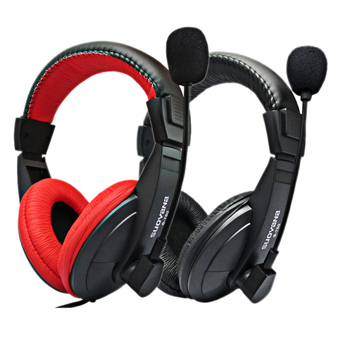 Auriculares estéreo de moda de buena calidad para juegos de juegos auriculares con micrófono para PC Gamer Skype ► Foto 1/6