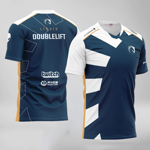 Camiseta de equipo táctico líquido para hombre y mujer, uniforme de equipo de superhéroes, camiseta de LOL CSGO DOTA2, camiseta de doble cara con identificación personalizada, 2022 ► Foto 1/6