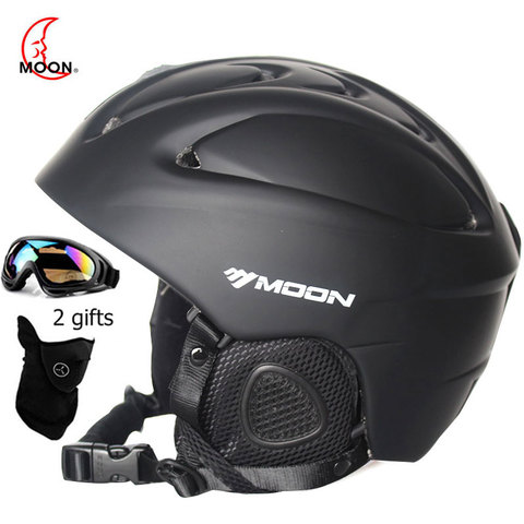 Casco de esquí profesional con certificado CE PC + EPS para hombre y mujer, cascos deportivos para nieve, monopatín, Snowboard, gafas ► Foto 1/6