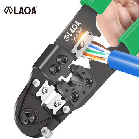 LAOA-Alicates de Red 8P, herramienta de prensado de cables de red profesional ► Foto 1/6