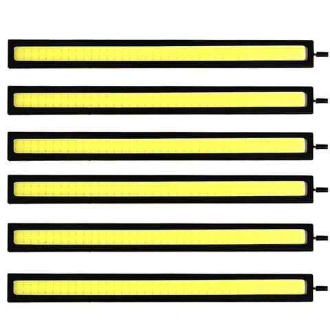 Bombilla LED COB superbrillante de 17CM para coche, luz de circulación diurna DRL, 12V, 6500K, lámpara de diseño Interior de coche, 6 uds. ► Foto 1/6