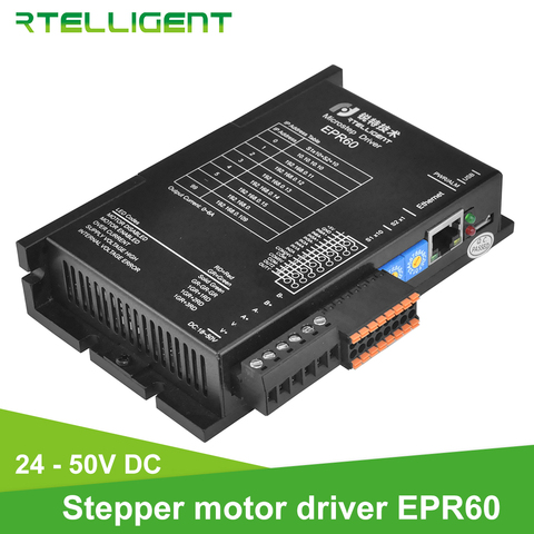 Rtelligent-controlador de Motor paso a paso Nema 23 24, serie Ethernet, bus de campo, EP, protocolo MODBUS/TCP Compatible con 10M/100 bps ► Foto 1/6