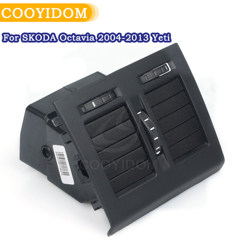 COODIYOM Octavia aire acondicionado trasero salida apoyabrazos de centro A/C de ventilación de aire de la Asamblea para SKODA Octavia 2004-2013 Yeti 1ZD 819, 203 ► Foto 1/6