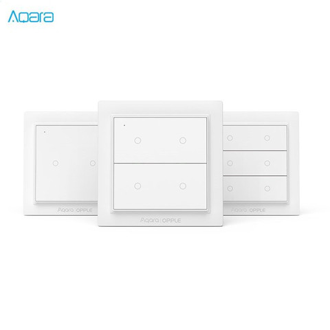 Aqara-interruptor inteligente inalámbrico Opple, sin cables, funciona con la aplicación Apple HomeKit, interruptor de pared, versión internacional ► Foto 1/6