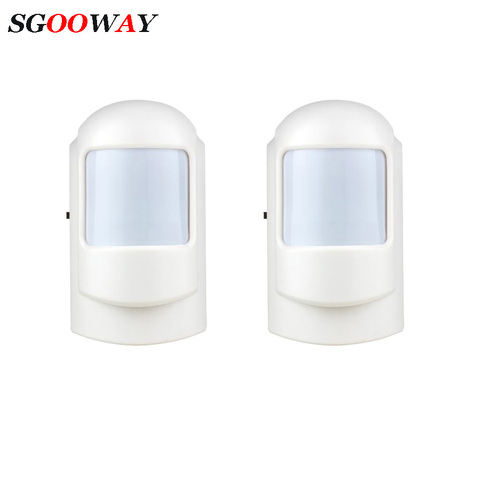 Sgooway 433 Mhz inalámbrico Mini alarma de Sensor de movimiento PIR Detector Sensor de infrarrojos Sensor de movimiento PIR Detector de alarma de casa Sistema de ► Foto 1/6