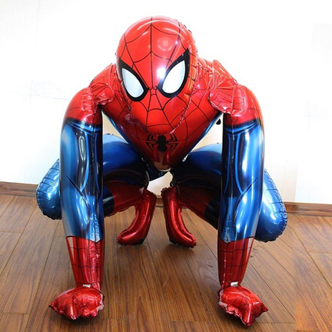 Historial De Precios Y Revision De Globo De Aluminio 3d Grande Para Ninos Decoracion Para Fiesta De Feliz Cumpleanos Spiderman Iron Man Batman Ducha De Bebe De Juguete Dibujos Animados Globos De