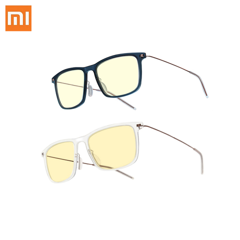 Xiaomi-gafas Mijia 50% originales, Lentes Anti-azul, Pro, ultralivianas, UV, a prueba de fatiga para jugar, ordenador, teléfono y conducción ► Foto 1/6