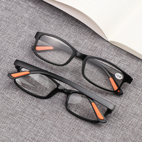 Gafas de lectura ultraligeras Unisex, lentes de lectura flexibles, con aumento Bifocal + 1,00 ~ + 4,0, dioptrías, gafas para ancianos, accesorios de protección para los ojos ► Foto 1/6