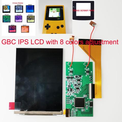 Pantalla completa para juegos para chico de Color, IPS, LCD, GBC V3, kits de retroiluminación LCD, brillo y Ajuste de color ► Foto 1/6