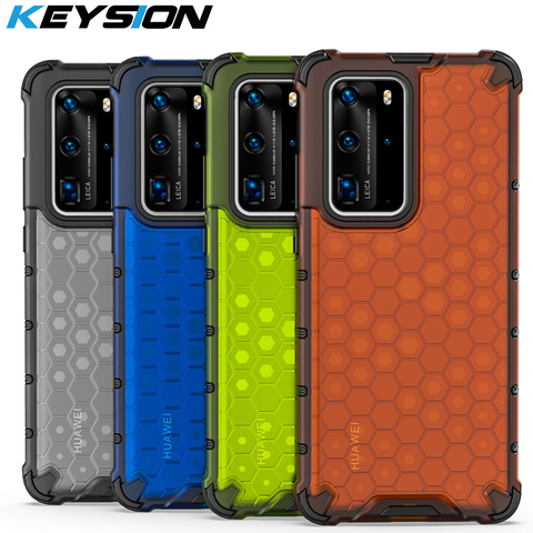 KEYSION caso a prueba de golpes para Huawei P40 P30 Lite Mate 30 20 Pro Y6 Y7 Y9 2022 Y9S cubierta del teléfono para el Honor en 20 Pro 20S 30S 8A 9X 8X ► Foto 1/6