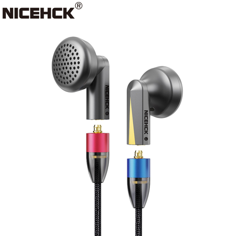 NiceHCK EBX21 CNC insignia auricular de Metal HIFI 14,2mm Japón LCP desagüe dinámica conductor auriculares DJ Vocal separar MMCX IEM ► Foto 1/6