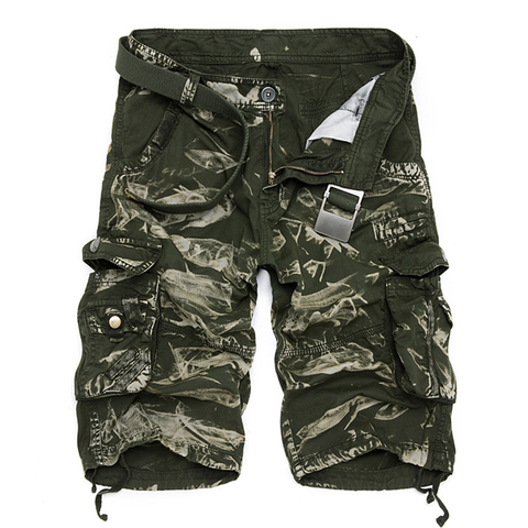 Pantalones cortos militares de camuflaje para Hombre, pantalón Corto informal suelto de talla grande, táctico, novedad de verano de 2022 ► Foto 1/6