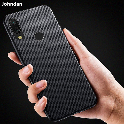 Funda de fibra de carbono para móvil, funda suave de TPU para Xiaomi Mi 9T Note 10 Pro 9 A2 Lite A3, Redmi Note 7 8 9 Pro 9A 8T 9S 6 5 7A 8A 6A ► Foto 1/6