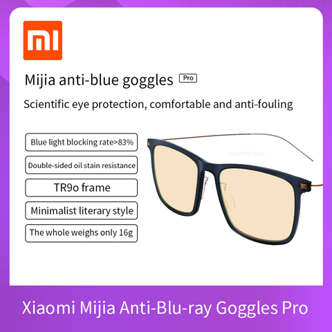 Xiaomi Mijia-Gafas de ordenador Mi Pro antifatiga UV, Protector de ojos, Mi Home ► Foto 1/6