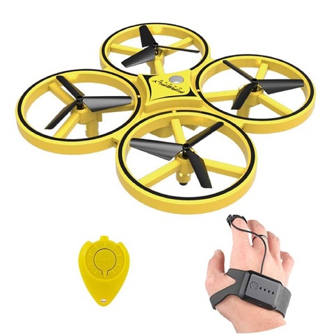 Cuadricóptero teledirigido HOBBY ZF04, Mini Dron teledirigido por inducción infrarroja, Control manual, mantenimiento de altitud, 2 controladores, juguete para regalo para niños ► Foto 1/5