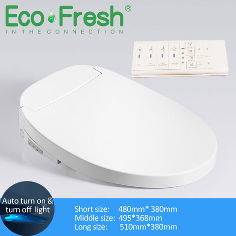 EcoFresh inodoro inteligente Washlet bidé eléctrico inteligente bidé calor seco limpio masaje cuidado de niños mujer el viejo ► Foto 1/6