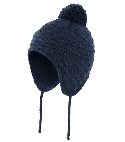 Connectyle niño infantil niños niñas invierno cráneo tapa lana de punto sombrero con gorros con orejeras con Pom ► Foto 1/6