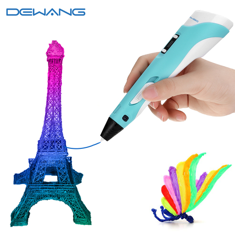 DEWANG-Bolígrafo 3D para niños, bolígrafo de dibujo con pantalla LCD, Compatible con filamento PLA ABS, juguetes para niños, regalo de cumpleaños, artesanía ► Foto 1/6