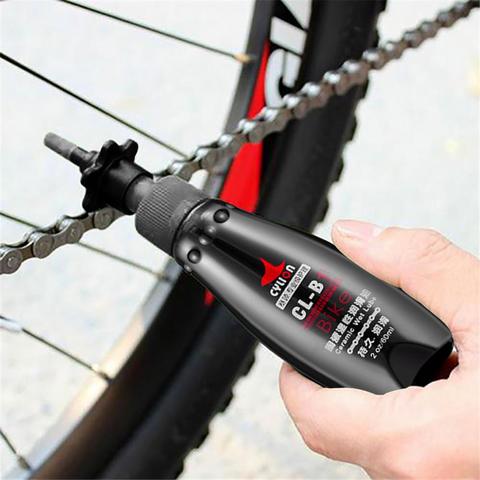 60 bicicleta ML aceite lubricante cadenas de bicicleta herramientas de reparación de cadena de aceite lubricante con paño de limpieza ciclismo accesorios partes ► Foto 1/6