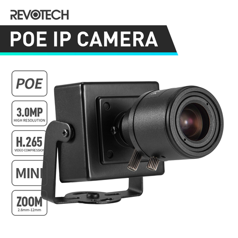 Cámara IP de interior POE H.265, 1296P/1080P, 6-22mm, enfoque de Zoom Manual, minicámara de seguridad ONVIF CCTV, sistema de videovigilancia, cámara HD ► Foto 1/6