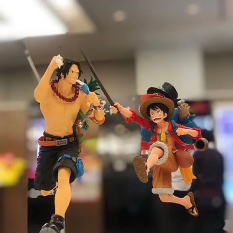 Anime una pieza corriendo Luffy Ace acción Figura Juguetes una pieza Luffy Ace Figura coleccionable Juguetes 5,9 ''Navidad regalo ► Foto 1/6