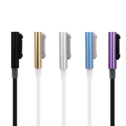 Cable magnético USB de carga rápida para móvil, cable USB de 100cm para Sony Xperia Z3 L55t Z2 Z1 Compact XL39h ► Foto 1/6