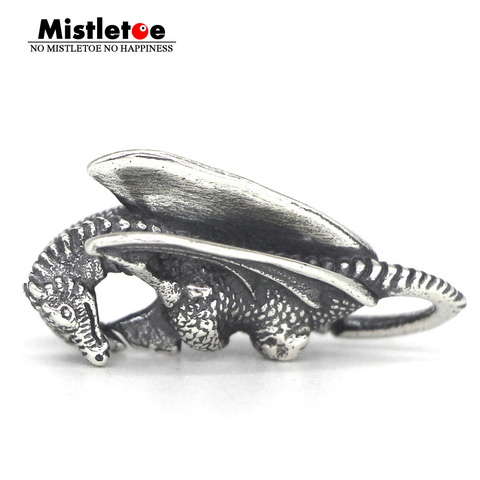 Mustletoe-broche de dragón de Plata de Ley 925, joyería europea ► Foto 1/6