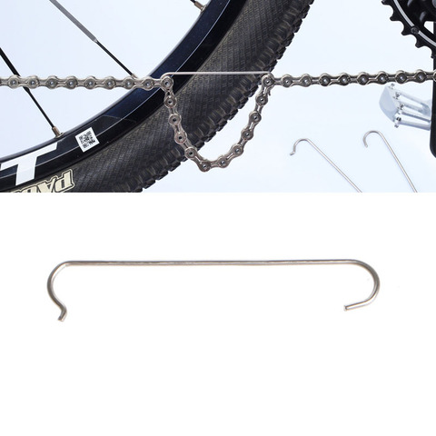 Ganchos de cadena para bicicleta, herramientas de reparación, accesorios de ayuda de conexión, accesorio de acero inoxidable para bicicleta ► Foto 1/6