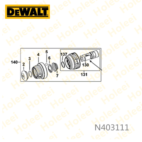 Titular de la herramienta eléctrica para DEWALT D25124K D25134 D25144 N403111 ► Foto 1/3