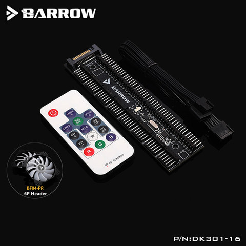 Barrow-controlador de 16 vías, 5V, RGB, LRC2.0, función completa, sincronización AURA, DK301-16 de placa base ► Foto 1/6