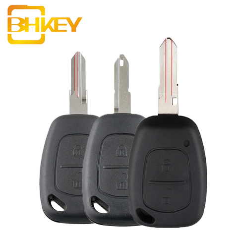 BHKEY para Renault llave de 2 botones funda para mando a distancia para Vauxhall/Opel Vivaro/ Renault Movano tráfico Renault Kangoo ► Foto 1/4