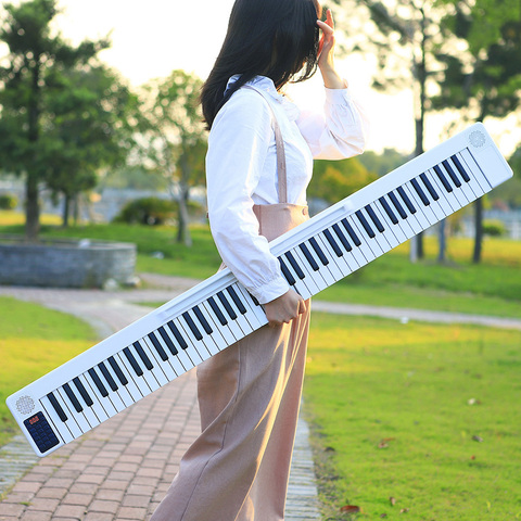Teclado electrónico inteligente para Piano M MBAT 88 teclas, salida MIDI, 128 tonos, 128 ritmos, Piano profesional portátil desmontable ► Foto 1/6