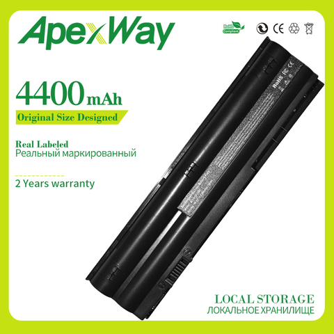 Apexway 6 celdas nueva batería de ordenador portátil para HP Mini 110-4000 Mini 210 -3000 pabellón dm1-4000 646657-251 A2Q96AA 646757-001,646755-001 ► Foto 1/5