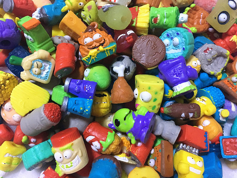 Minifiguras DE ACCIÓN Shopoing The grogry para niños, juguetes de basura, muñecos de Anime, juguetes para niños, regalo de Navidad, 10 unids/lote ► Foto 1/5