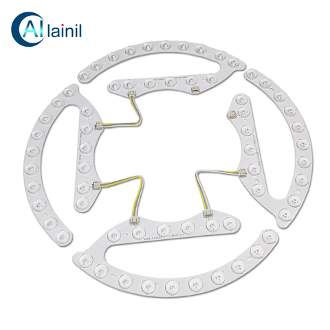 (4 unids/pack) alto lumen LED bloque con lente óptica de colores duales LED módulo 3000K-6500K fuente de luz en lámpara de techo, etc ► Foto 1/6