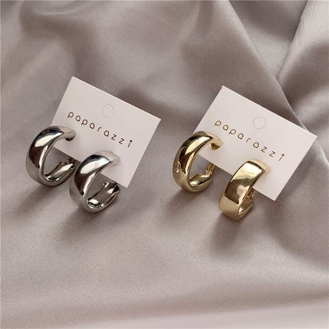 Pendientes de aro minimalistas para mujer y niña, joyería para fiesta y boda ► Foto 1/6