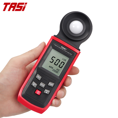 TASI-Medidor de luz TA8121/TA8123 para fotografía, Digital, de lujo, iluminómetro integrado, medidor Lux/Fc, Monitor Ambiental ► Foto 1/6