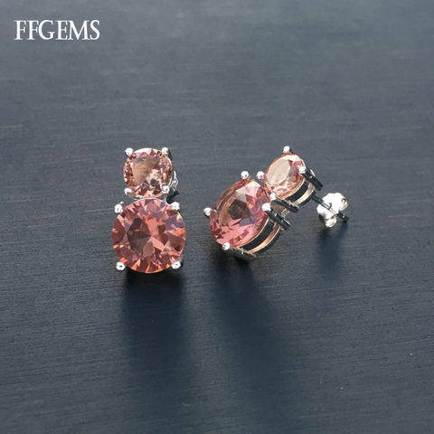 FFGems100-pendientes de plata de ley 925 con piedra de zultanita, joyería fina con cambio de Color, para mujeres ► Foto 1/6