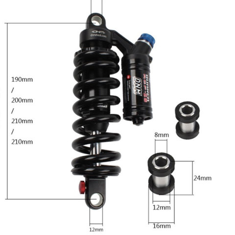 DNM-RCP-2S para bicicleta de montaña, Enduro, Fox190mm, 200m, 220mm, 240mm, 550 Lbs, marco de suspensión ► Foto 1/6