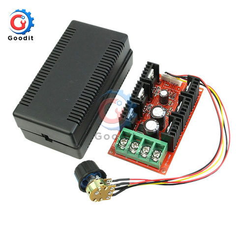 12V 24V 48V 48V 200HZ 2000W MAX 10 V-50 V 40A de velocidad del Motor DC regulador de velocidad del Motor del controlador PWM HHO RC con cable de extensión ► Foto 1/6