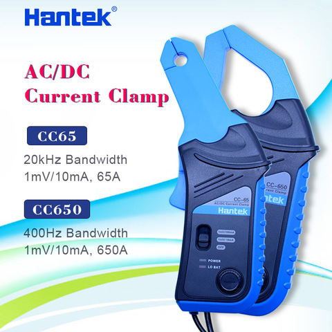 Multímetro de osciloscopio portátil con conector BNC de corriente continua de CA CC de Hantek CC650 ► Foto 1/6