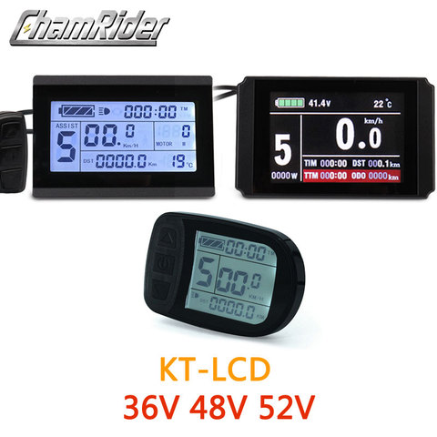 Envío gratis 24 V 36 V 48 V 60 V 72 v pantalla inteligente KT LCD3 bicicleta eléctrica bicicleta controlador ► Foto 1/6