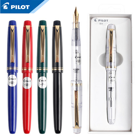 Piloto 78g 78g + 22k Oro original pluma estilográfica de iridio práctica de caligrafía para estudiantes ef f m cartucho de tinta de plumín con50 convertidor ► Foto 1/6