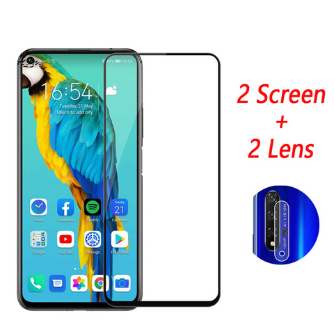 La cubierta de vidrio templado para Huawei Nova 5 T Protector de pantalla para Huawei Nova 5 T Nova5 T cámara de vidrio para Huawei Nova 5 T de vidrio ► Foto 1/6