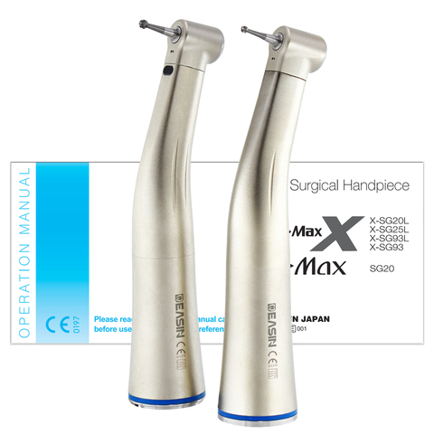 1 Uds x Dental de fibra de LED óptico contraángulo de Ti-max x25l de baja velocidad, pieza de Las 1:1 anillo azul pieza de mano Dental ► Foto 1/6