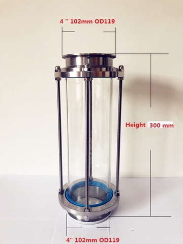 Torre de Cristal de acero inoxidable de alta calidad OD119, 4 