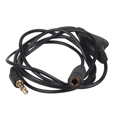 3.5mm M/F Stereo Earphone Audio Extension Cable 1M with Volume Control ► Foto 1/6